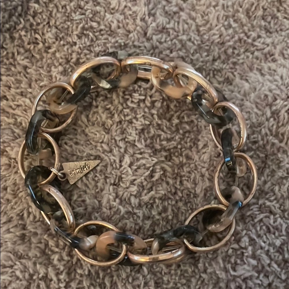 Gold and tortoiseshell Chain-Link Bracelet
